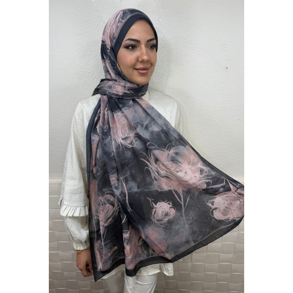 Desenli Soft Şal 036A